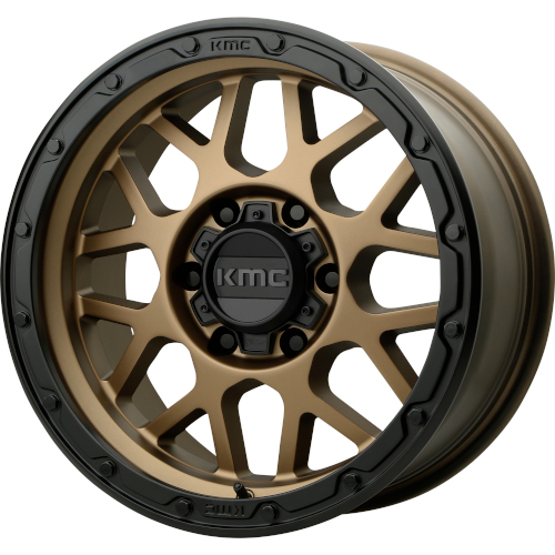 KMC KM535 Grenade Off-Road Matte Bronze Black Lip - Part Number KM53588563600 KMC KM535 Grenade Off-Road Matte Bronze Black Lip Photo