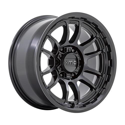 KMC KM727 Wrath Satin Black