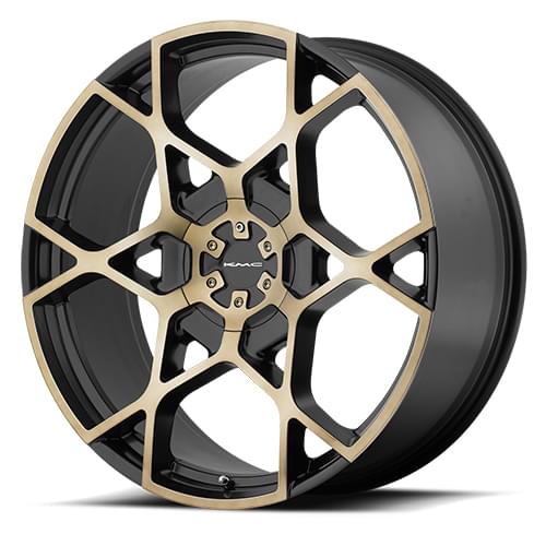KMC KM695 Crosshair Satin Black W/ Machined DDT - Part Number KM69528578915 KMC KM695 Crosshair Satin Black W/ Machined DDT Photo