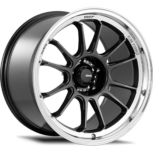 Konig Hypergram Carbon Gray With Machined Lip Photo