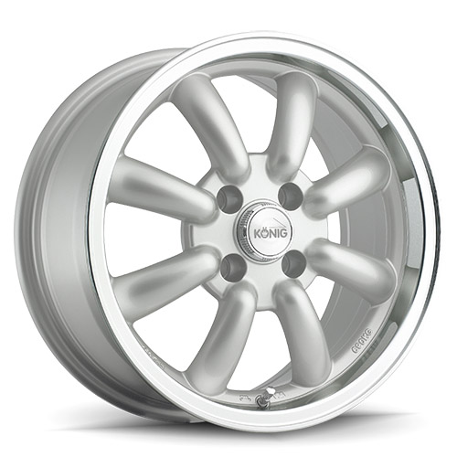 Konig Rewind 35 Silver W/ Machined Lip - Part Number 35S-RW7511020S Konig Rewind 35 Silver W/ Machined Lip Photo