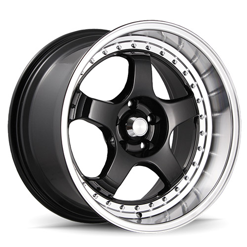 Konig SSM 97 Gloss Black W/ Machined Lip - Part Number 97B-SS89510425 Konig SSM 97 Gloss Black W/ Machined Lip Photo