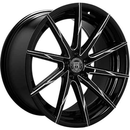 Lexani CSS-15 Black W/ Milled Spokes - Part Number 15CSS-2085-13-32BG Lexani CSS-15 Black W/ Milled Spokes Photo