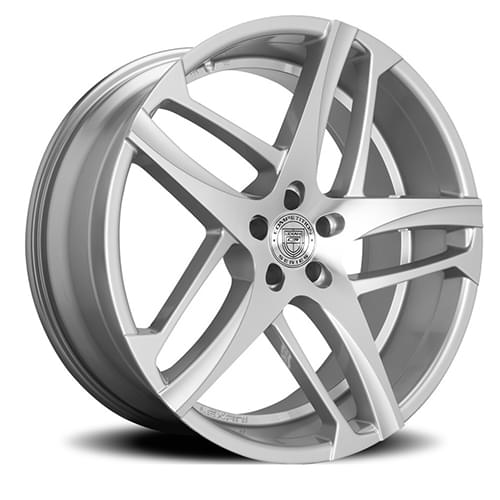 Lexani Bavaria 668 Silver W/ Machined Face - Part Number 668-2610-15-20SM5 Lexani Bavaria 668 Silver W/ Machined Face Photo