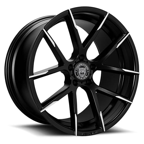 Lexani Stuttgart 801 Black Machined Tips - Part Number 801-2210-30-40MBT Lexani Stuttgart 801 Black Machined Tips Photo