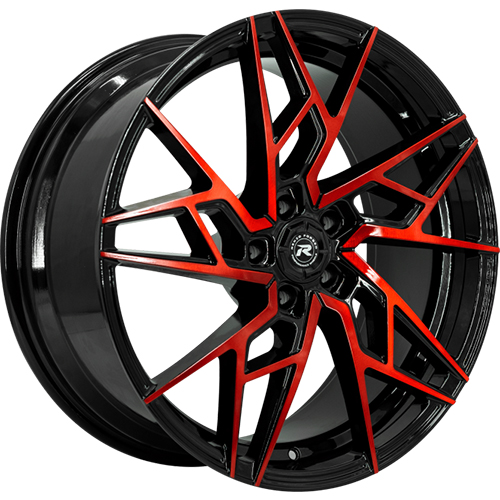 Lexani Ascari Z03 Gloss Black Brushed W/ Red Tint