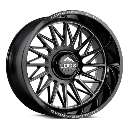 Lock Extreme Assault Gloss Black Milled