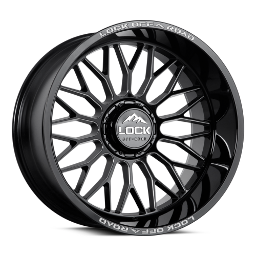 Lock Extreme Rampage Gloss Black Milled