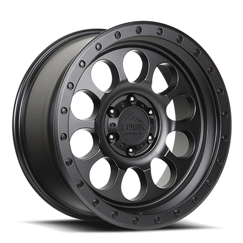 Lock Offroad 50Cal Matte Black W/ Matte Black Ring