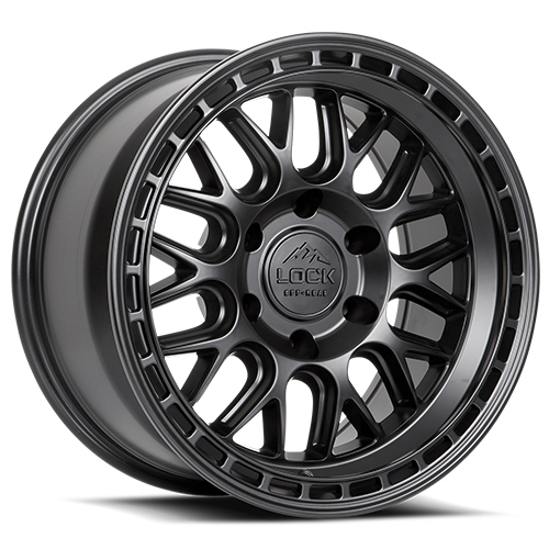 Lock Offroad Onyx Matte Black W/ Matte Black Ring - Part Number ONYX-7969MB12N Lock Offroad Onyx Matte Black W/ Matte Black Ring Photo