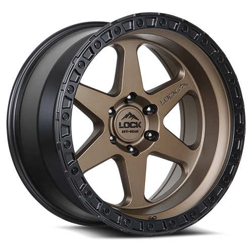 Lock Offroad Olympus Matte Desert Bronze W/ Matte Black Ring - Part Number OLYMPUS-7969MRMBR12N Lock Offroad Olympus Matte Desert Bronze W/ Matte Black Ring Photo
