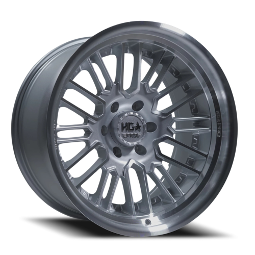Luxxx Hd Forged Lhd Pro 6 Warhog Silver Machined - Part Number LHDPRO6201161397-33G-F2 Luxxx Hd Forged Lhd Pro 6 Warhog Silver Machined Photo
