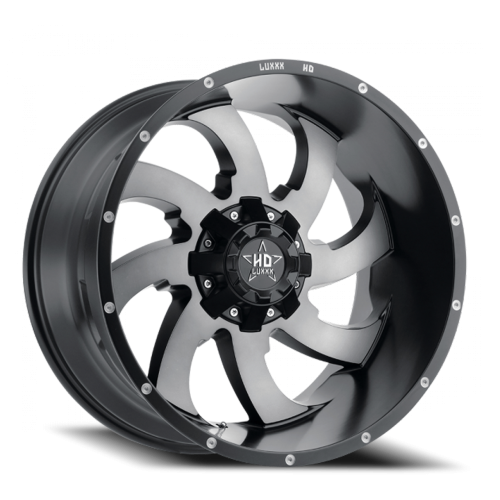 Luxxx Hd Lhd12 Satin Black w/ Gray Face - Part Number LHD1222128170-44K-B4 Luxxx Hd Lhd12 Satin Black w/ Gray Face Photo