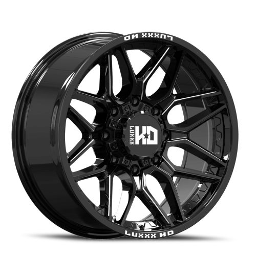 Luxxx Hd Lhd36 Gloss Black Milled - Part Number LHD362098180-0K-A1 Luxxx Hd Lhd36 Gloss Black Milled Photo
