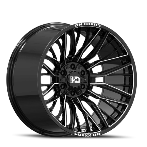 Luxxx Hd Lhd44 Gloss Black Milled Photo