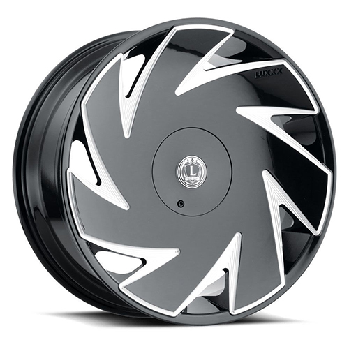 Luxxx LUX 21 Gloss Black Milled - Part Number LUX2124955127139+18D-A1 Luxxx LUX 21 Gloss Black Milled Photo