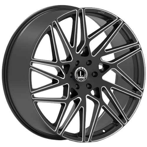 Luxxx LUX 38 Gloss Black Milled - Part Number LUX38208551121143+35B-A1 Luxxx LUX 38 Gloss Black Milled Photo