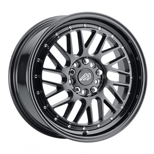 Mach Performance MP-42 Metallic Black W/ Chrome Rivets - Part Number MP42-1775K40FMEBL Mach Performance MP-42 Metallic Black W/ Chrome Rivets Photo