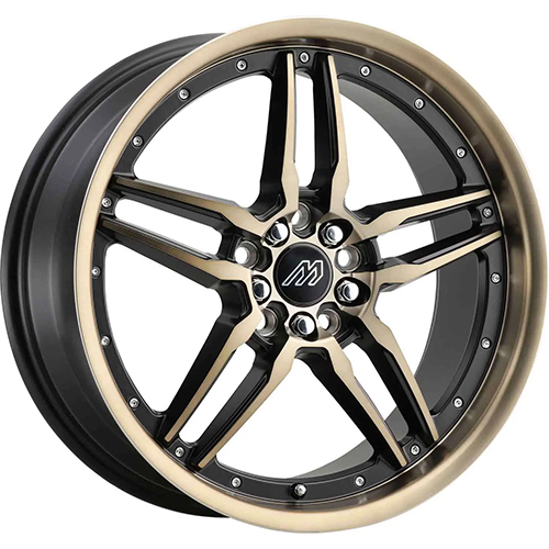 Mach Performance MP-57 Matte Black W/ Matte Bronze Face - Part Number MP57-1880II42FMBMB Mach Performance MP-57 Matte Black W/ Matte Bronze Face Photo