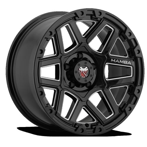 Mamba M23 595 Gloss Black W/ Machined Cut - Part Number 595MB-M237985125 Mamba M23 595 Gloss Black W/ Machined Cut Photo