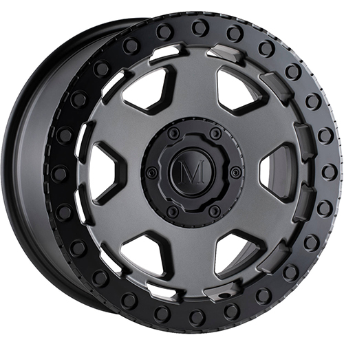 Mandrus Forscher Matte Gunmetal W/ Black Lip Edge - Part Number 2090FSR105112G66 Mandrus Forscher Matte Gunmetal W/ Black Lip Edge Photo