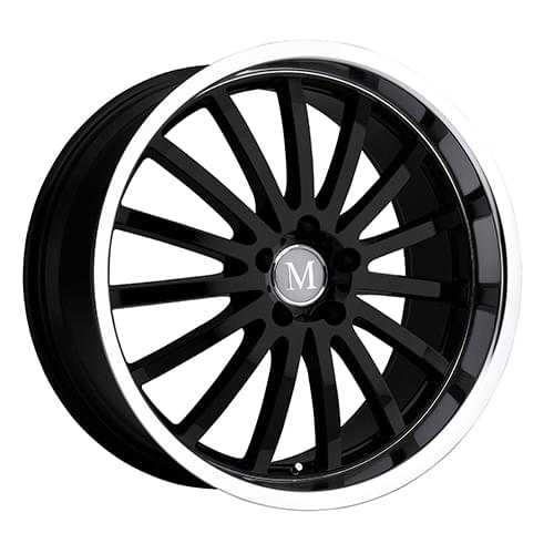 Mandrus Millenium Gloss Black W/ Chrome Lip - Part Number 1885MAM325112B66 Mandrus Millenium Gloss Black W/ Chrome Lip Photo
