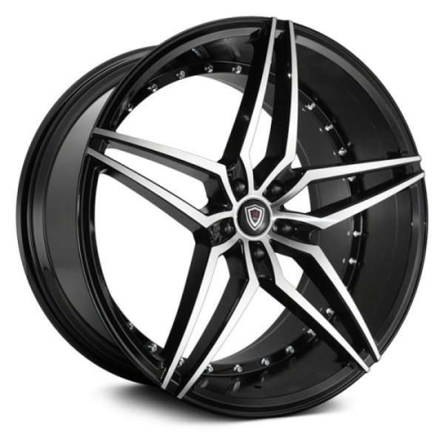 Marquee Wheels M3259 Black Machined