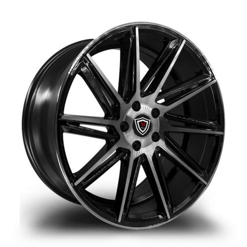 Marquee Wheels M4617 Black Machined Photo