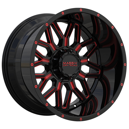 Massiv Off-Road MAS-OR1 Black W/ Red Milled Accents Photo