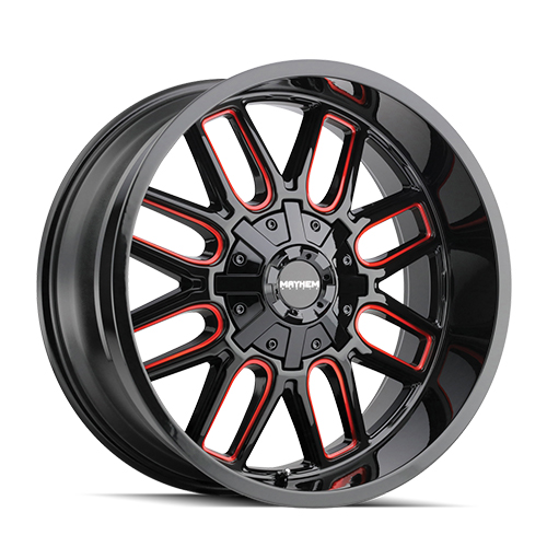 Mayhem Cogent 8107 Black W/ Prism Red - Part Number 8107-2152BTR Mayhem Cogent 8107 Black W/ Prism Red Photo