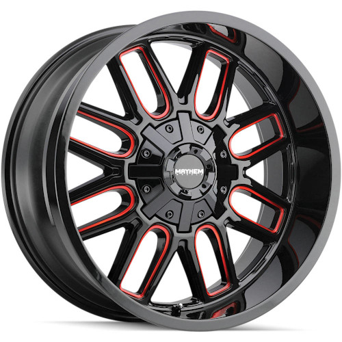 Mayhem Cogent 8107 Black W/ Prism Red - Part Number 8107-2937BTR18 Mayhem Cogent 8107 Black W/ Prism Red Photo