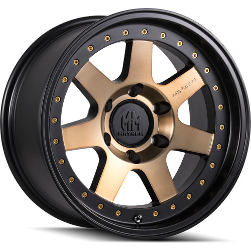 Mayhem Prodigy 8300 Matte Black W/ Bronze Face - Part Number 8300-7983TZ Mayhem Prodigy 8300 Matte Black W/ Bronze Face Photo