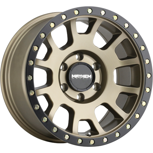 Mayhem Scout 8302 Matte Gold W/ Matte Black Lip - Part Number 8302-8981MGD Mayhem Scout 8302 Matte Gold W/ Matte Black Lip Photo