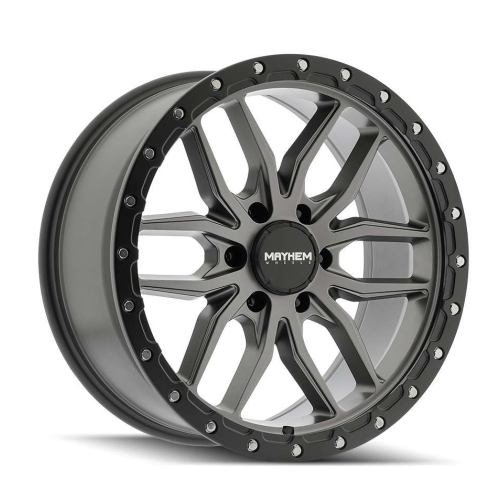 Mayhem Vector Matte Gunmetal W/ Black Lip