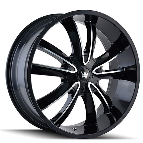 Mazzi Obsession 366 Gloss Black W/ Machined Face Photo