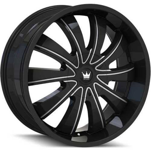 Mazzi Rolla 374 Matte Black W/ Machined Dark Tint - Part Number 374-22937TM Mazzi Rolla 374 Matte Black W/ Machined Dark Tint Photo