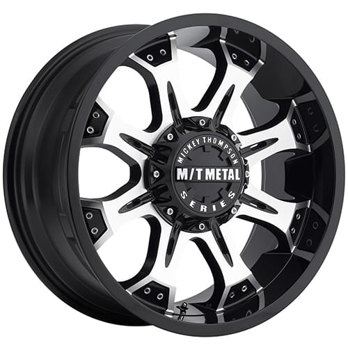 Mickey Thompson Metal MM-164 Gloss Black W/ Machined Face Photo