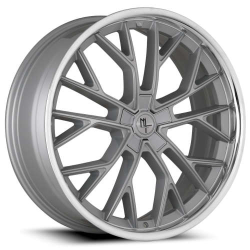 Modern Luxury Mlf15 Brushed Silver w/ Stainless Lip
