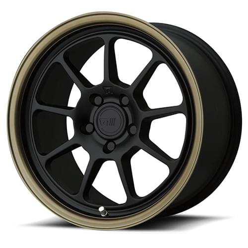 Motegi Racing MR135 Black W/ Bronze Lip - Part Number MR13588512715 Motegi Racing MR135 Black W/ Bronze Lip Photo