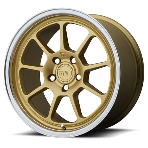 Motegi Racing MR135 Gold W/ Machined Lip - Part Number MR13589556645 Motegi Racing MR135 Gold W/ Machined Lip Photo