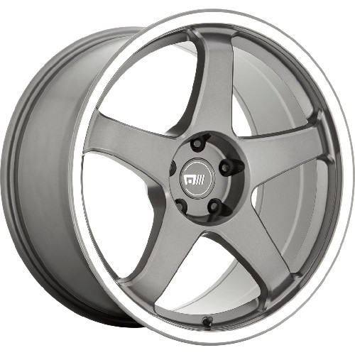 Motegi Racing MR151 CS5 Gunmetal W/ Machined Lip - Part Number MR15198551530 Motegi Racing MR151 CS5 Gunmetal W/ Machined Lip Photo