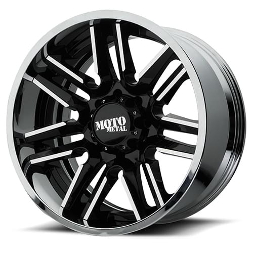 Moto Metal MO202 Gloss Black W/ Milled Spokes Photo