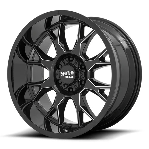 Moto Metal MO806 Gloss Black Milled - Part Number MO80622287344N Moto Metal MO806 Gloss Black Milled Photo
