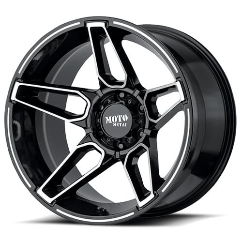 Moto Metal MO994 Gloss Black W/ Machined Face - Part Number MO99429063300 Moto Metal MO994 Gloss Black W/ Machined Face Photo