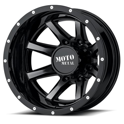 Moto Metal MO995 Gloss Black W/ Machined Face Rear - Part Number MO995208893198N Moto Metal MO995 Gloss Black W/ Machined Face Rear Photo