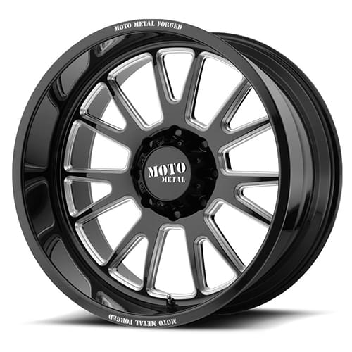 Moto Metal MO401 Gloss Black W/ Milled Spokes Photo