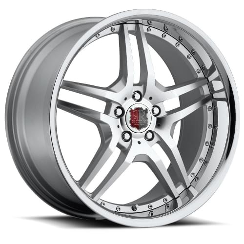 MRR RW2 Silver W/ Machined Lip - Part Number RW02188052025S MRR RW2 Silver W/ Machined Lip Photo