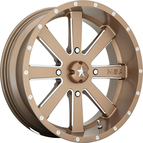 MSA Offroad M34 Flash Bronze W/ Milled Spokes Photo