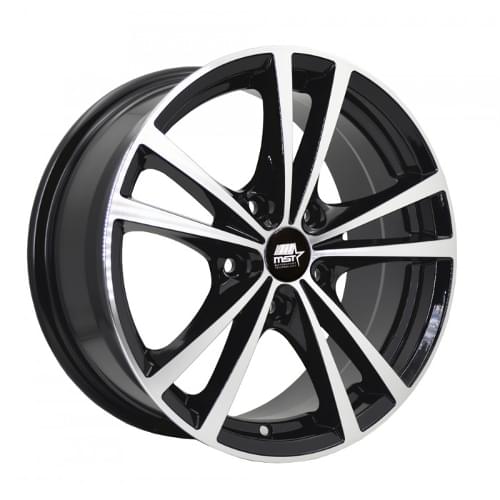 MST Saber 8014 Gloss Black W/ Machined Face - Part Number 8014-6791 MST Saber 8014 Gloss Black W/ Machined Face Photo
