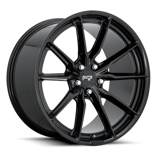 Niche Rainier M240 Gloss Black - Part Number M240188043+27 Niche Rainier M240 Gloss Black Photo